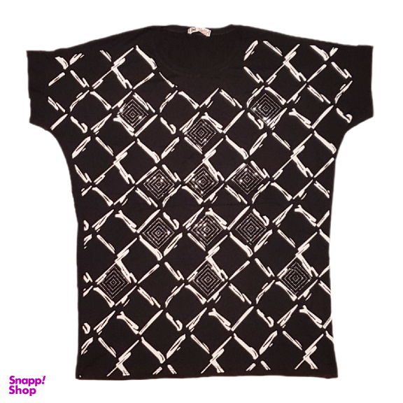 تیشرت زنانه کد 10100 رنگ مشکی