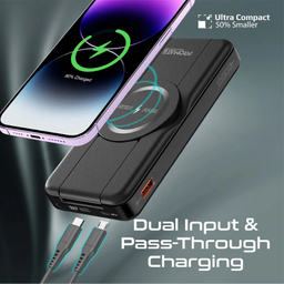 پاوربانک پرومیت مدل POWERPACK-FOLD به ظرفیت 10000 میلی آمپرساعت