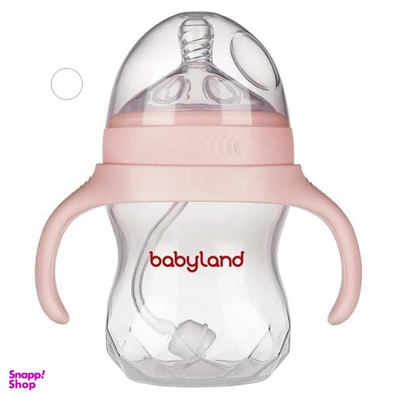 شیشه شیر بیبی لند مدل کولیک ایز کد 201 حجم 240 میلی‌ لیتر