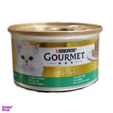 کنسرو گربه گورمت پورینا با طعم خرگوش وزن 85 گرم