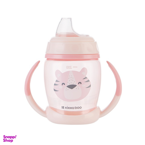 لیوان آبمیوه خوری کیکابو مدل Happy face طرح ببر