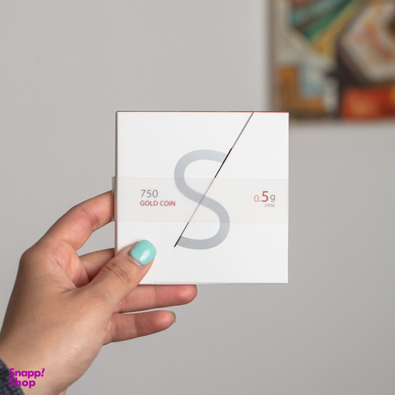 سکه گرمی 18 عیار طلای سیف مدل S505 وزن 2.5 گرم - 5 عدد سکه 0.5 گرمی