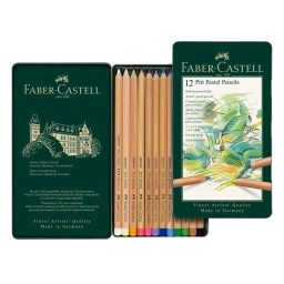 پاستل مدادی 12 رنگ فابر کستل کد 112112