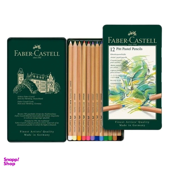 پاستل مدادی 12 رنگ فابر کستل کد 112112