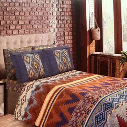 ست سه تکه لحاف یک نفره رزین تاژ ملرز طرح Kilim