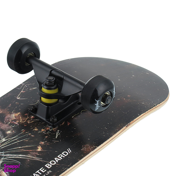 اسکیت بورد مدل چرخ کربنی A01 طرح تایگر