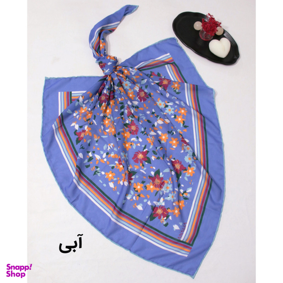 روسری زنانه آنالیا مدل نخی خنک تابستانی طرح گل ریز کد ana-5026