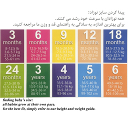 بادی راحتی بچگانه آرم پوش مدل بندی کد 03