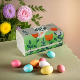 دستمال کاغذی 250 برگ موگه مدل دو لایه بسته 8 عددی