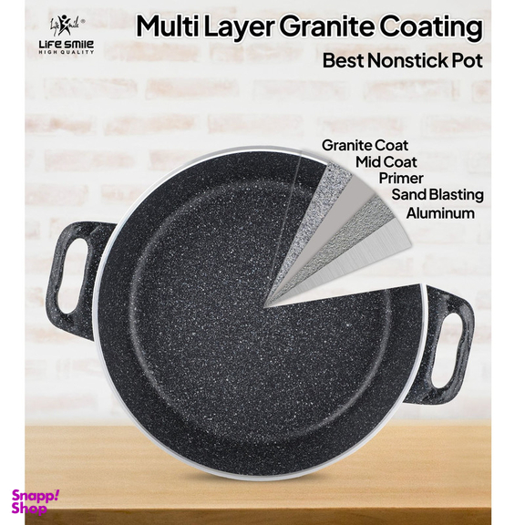 سرویس تابه 6 پارچه لایف اسمایل مدل LIFEP7STSHR-6-2