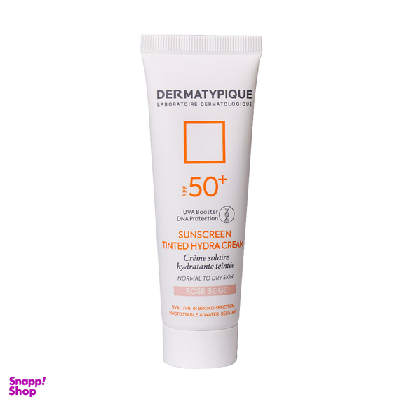 ضد آفتاب درماتیپیک با SPF50 مناسب پوست خشک رنگ رز بژ حجم 50 میلی لیتر