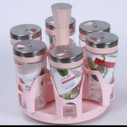 ست جای ادویه 6 پارچه کاپریس مدل پارادایس کد 12663