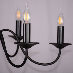 لوستر چشمه نور کد C2800-6BK