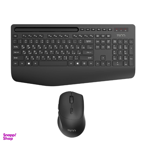 ماوس و کیبورد بی سیم تسکو مدل TKM 7025W