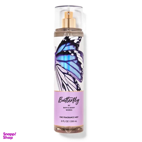 بادی اسپلش زنانه بس اند بادی ورکز مدل Butterfly حجم 236 میلی لیتر