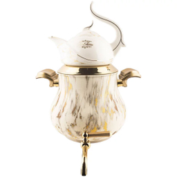 ست کتری و قوری کروپ ست مدل السا رنگی ماربل کد 900