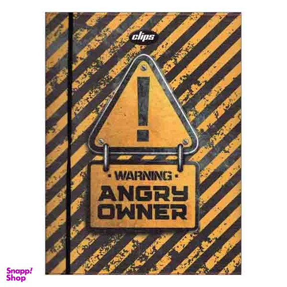 دفتر کلاسوری 100 برگ کلیپس مدل 09-PU-1428