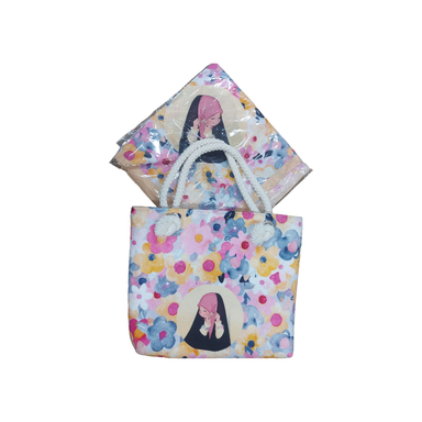 ست کیف و روسری دست دوز  کد pink1