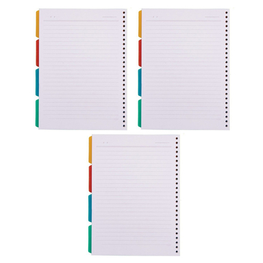 کاغذ کلاسور ۱۰۰ برگ کد 02 بسته ۳ عددی