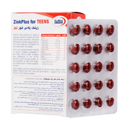 کپسول زینک پلاس فور تینز یوروویتال بسته 60 عددی