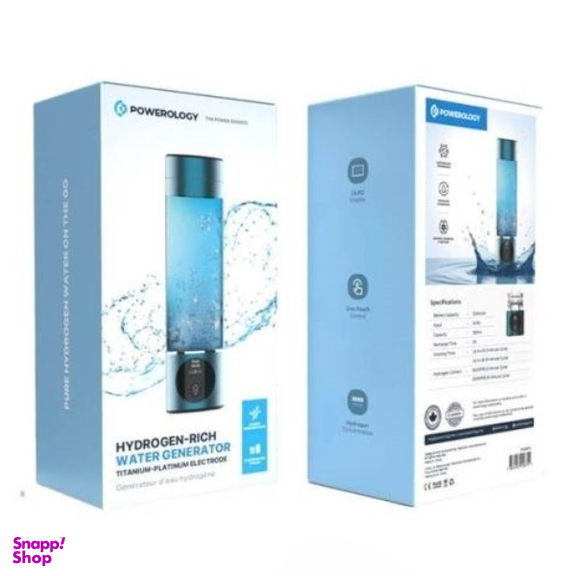 بطری هیدروژن ساز آب پاورولوژی مدل POWEROLOGY WATER GENERATOR PH2BTL
