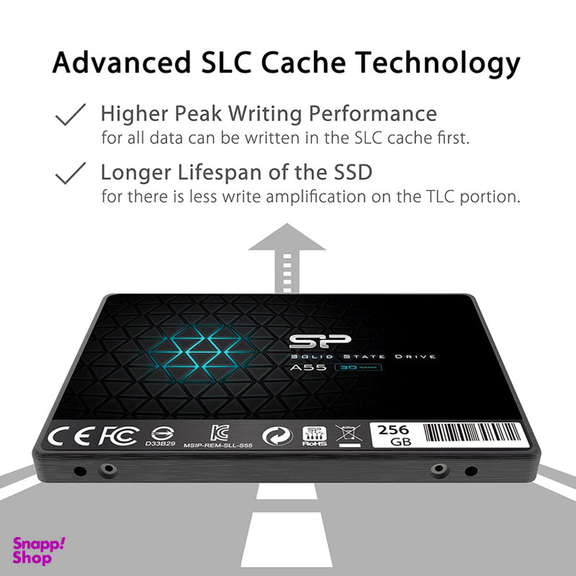 اس اس دی اینترنال SATA3.0 سیلیکون پاور مدل Ace A55 ظرفیت 256 گیگابایت