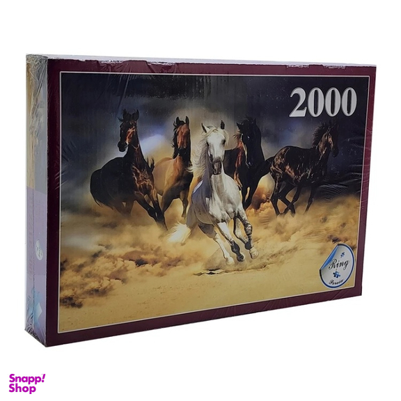 پازل 2000 تکه رینگ مدل کویر اسب ها