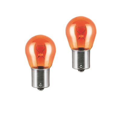 لامپ تک کنتاکت نارنجی اسرام مدل PY21W بسته دو عددی