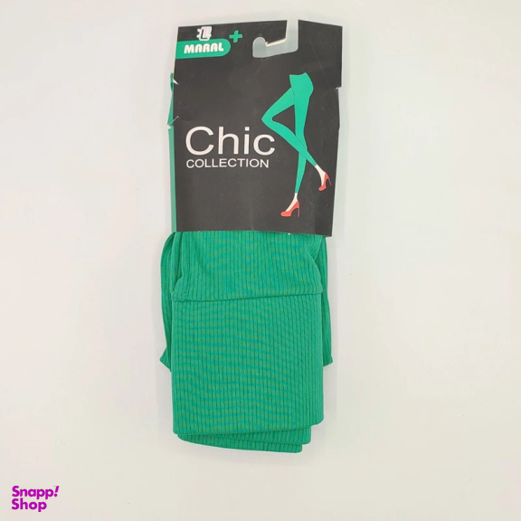 شلوار زنانه مدل کبریتی دمپا چاکدار کد 90230 رنگ سبز