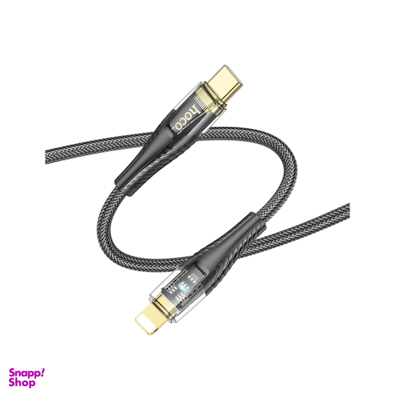 کابل تبدیل USB-C به لایتنینگ هوکو مدل U121 27W طول 1.2 متر