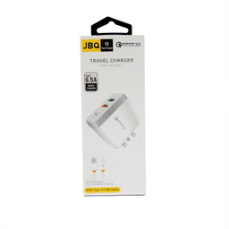 شارژر دیواری 20 وات جی بی کیو مدل F-2 MICRO USB به همراه کابل