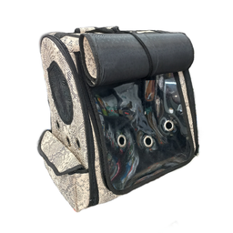کوله پشتی حمل سگ و گربه طرح چرم کد B103