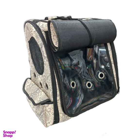 کوله پشتی حمل سگ و گربه طرح چرم کد B103