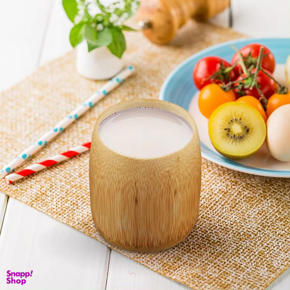 لیوان چوبی بامبو مدل سزار کد 100