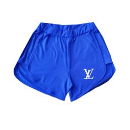 شلوارک زنانه طرح LV کد SH14 رنگ آبی