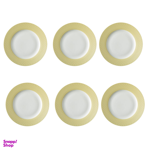 بشقاب چینی زرین ایران مدل رادیانس 25 آداجیو درجه عالی بسته 6 عددی