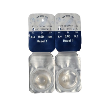 لنز چشم سالیانه نیوویژن رنگ Hazel 1 شماره 15