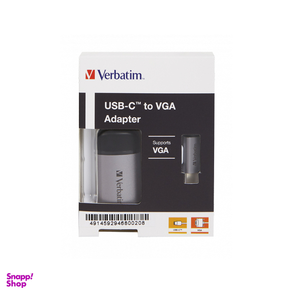 مبدل USB-C به VGA ورباتیم مدل 49145