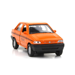 اسباب بازی ماشین طاها مدل پراید تاکسی نارنجی