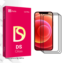 محافظ صفحه نمایش سرامیکی آسدا مدل DS glass مناسب برای گوشی موبایل اپل Iphone 12 بسته سه عددی