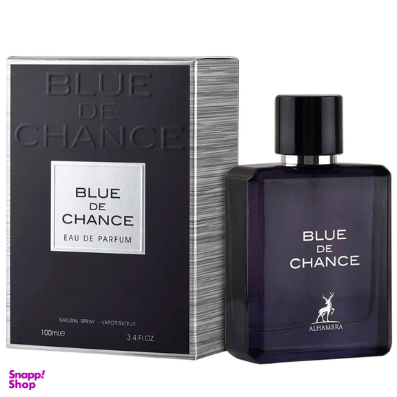 ادو پرفیوم مردانه الحمبرا مدل Blue De Chance حجم 100 میلی‌ لیتر
