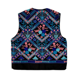 جلیقه رسمی زنانه مدل بهار دوخت کد 00038 طرح گلدوزی