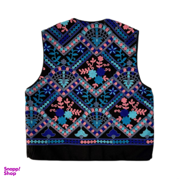 جلیقه رسمی زنانه مدل بهار دوخت کد 00038 طرح گلدوزی