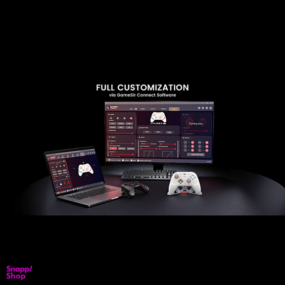 دسته بازی گیمسر مدل CYCLONE 2 به همراه پایه نگهدارنده شارژر