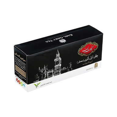 چای کیسه ای ارل گری گلستان بسته 25 عددی