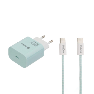 شارژر دیواری 20 وات پرووان  مدل  PWC540C  به همراه کابل  USB-C