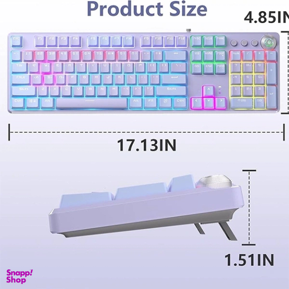 کیبورد باسیم مکانیکال آئولا کد F2088 Pro