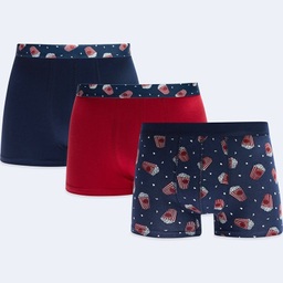 شورت پادار مردانه ال سی وایکیکی مدل w26986z8 بسته 3 عددی