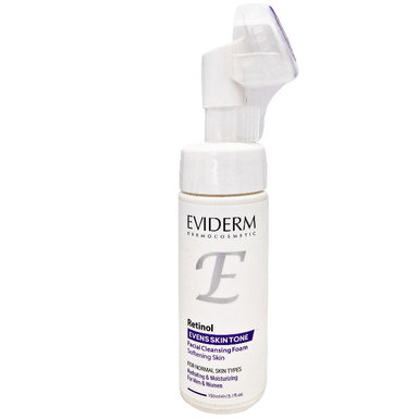 فوم شستشوی صورت اویدرم مدل رتینول Evens Skin Tone حجم 150 میلی لیتر
