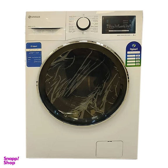ماشین لباسشویی اسنوا مدل SWM-A81W ظرفیت 8 کیلوگرم